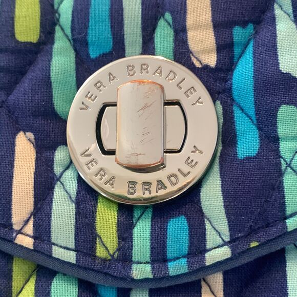 Vera Bradley Blue Clasp Wallet - Picture 3 of 5